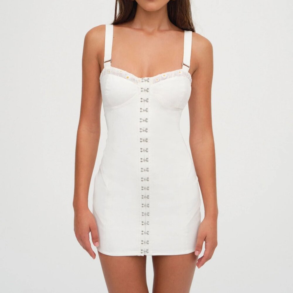 For Love and Lemons Tilly Denim Mini Dress